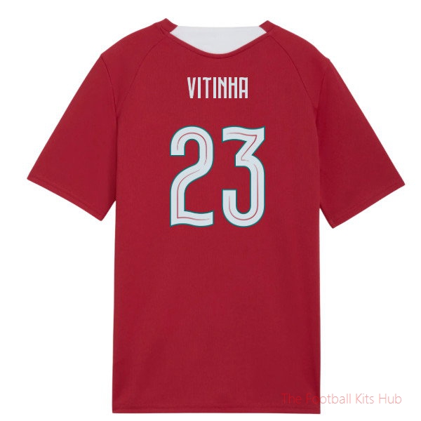 [LK] 2026/27 Portugal Training Jersey (Red) - Kids (Vitinha 23)