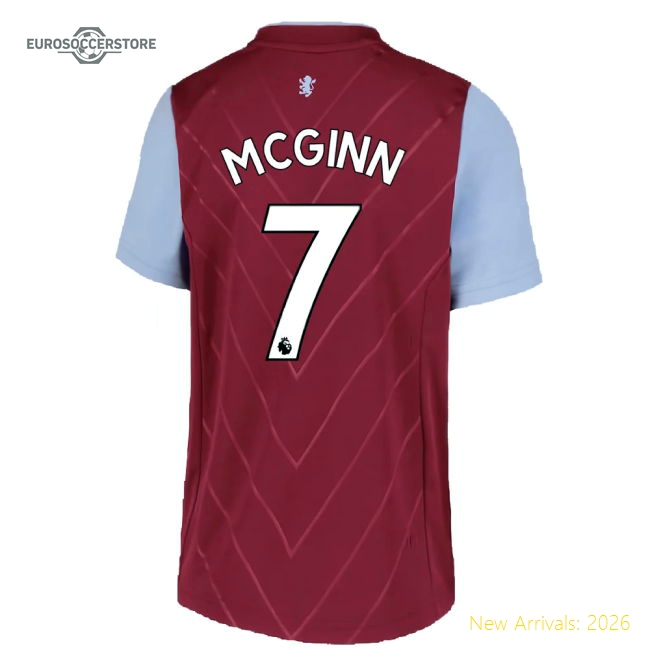 Aston Villa Children 2022 Home Jersey Shirt Football Fan Game Day Football Fan Gear