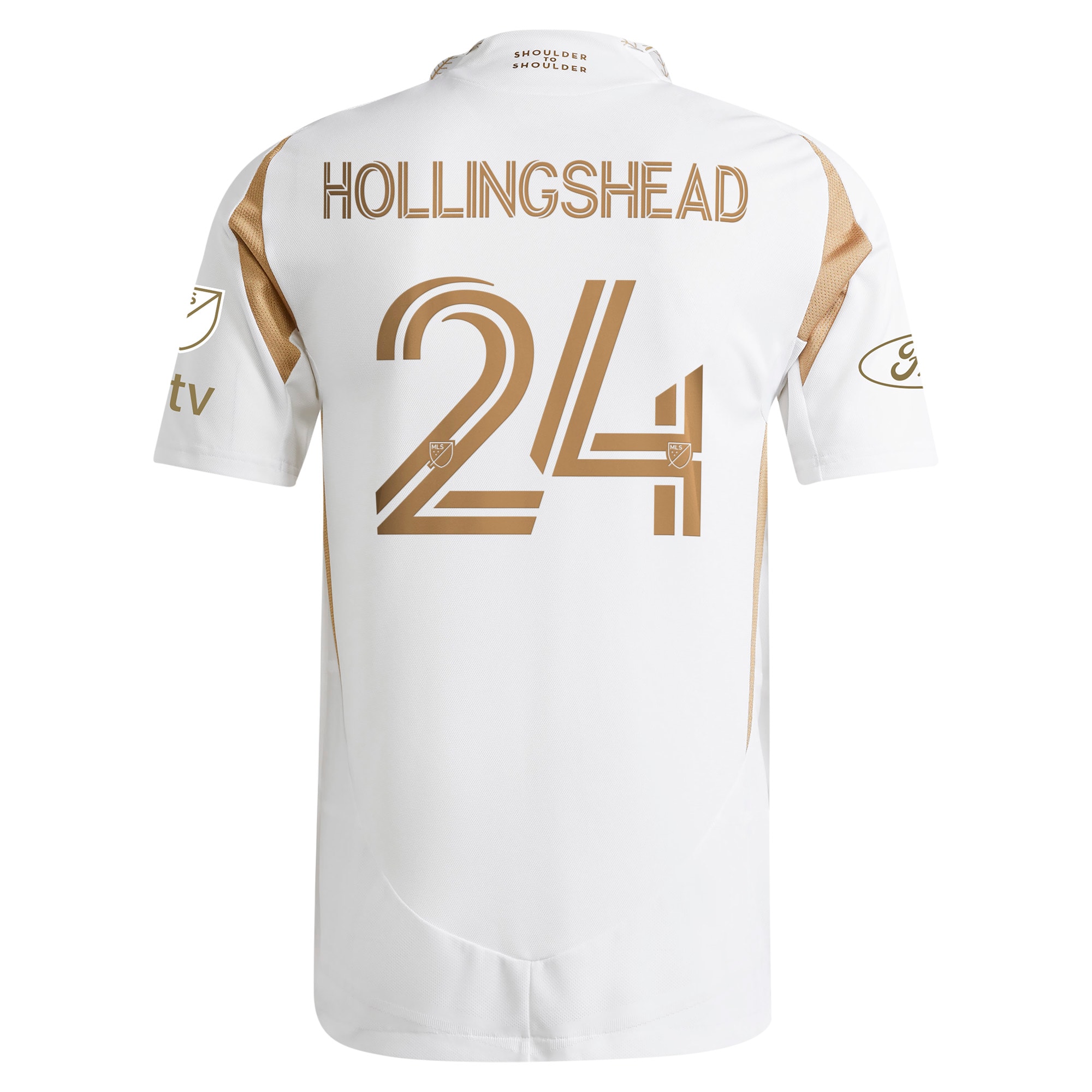 [SJH] Ryan Hollingshead LAFC 2025 Secondary Authentic Player Jersey - White