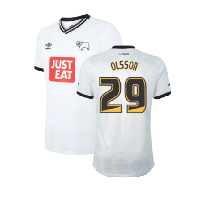 Derby County 2015-16 Home Shirt ((Good) XXL) (Olsson 29)