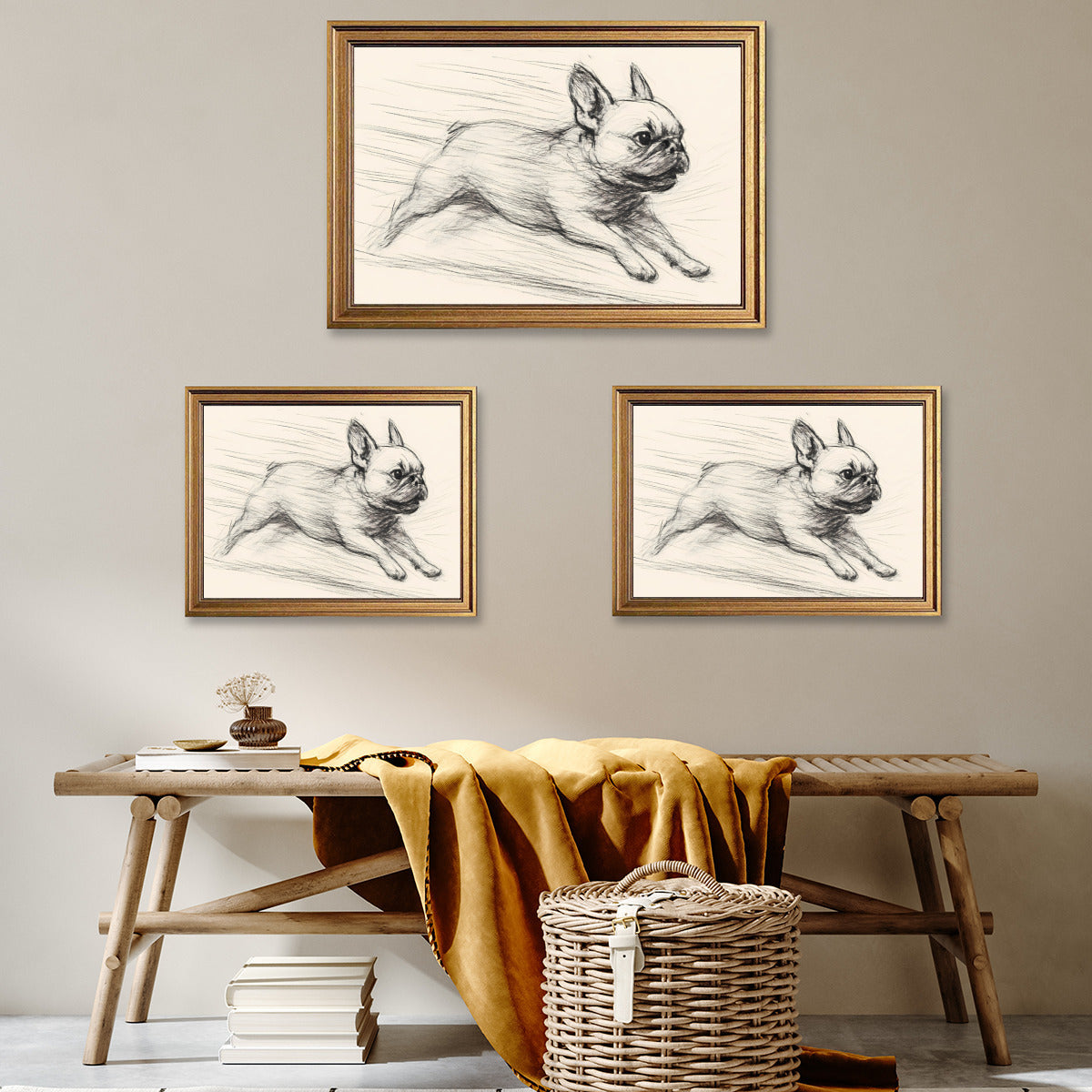 Pet-Lover Waffles - Framed Poster • Wall Decoration for Street Style
