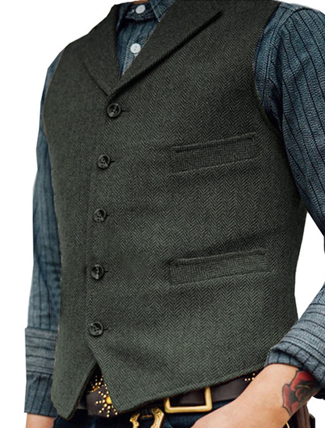 Men's Vest Waistcoat Wedding Event / Party Holiday Vintage 1920s