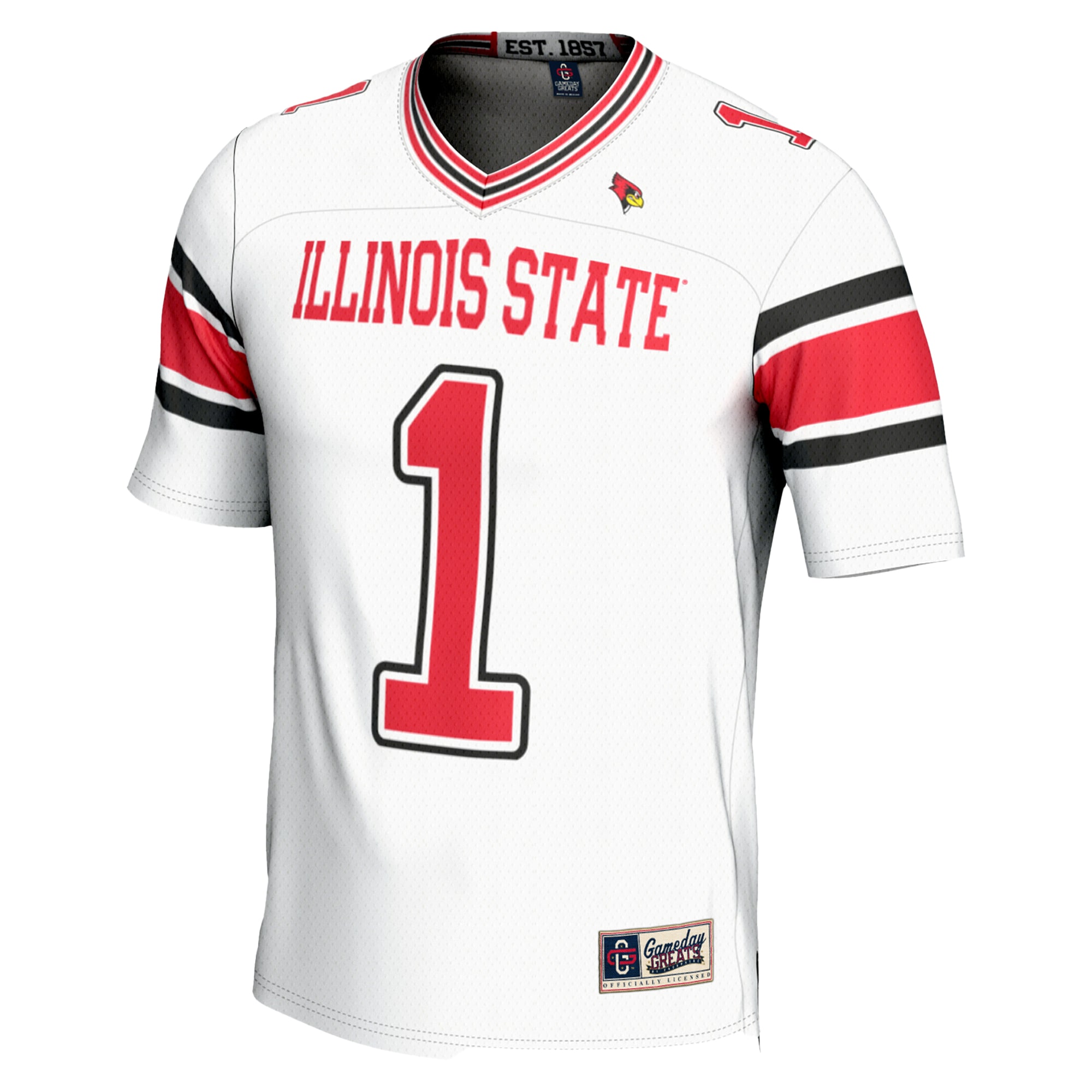 #1 Illinois State Redbirds GameDay Greats Endzone 2026 Season Football Jersey - White