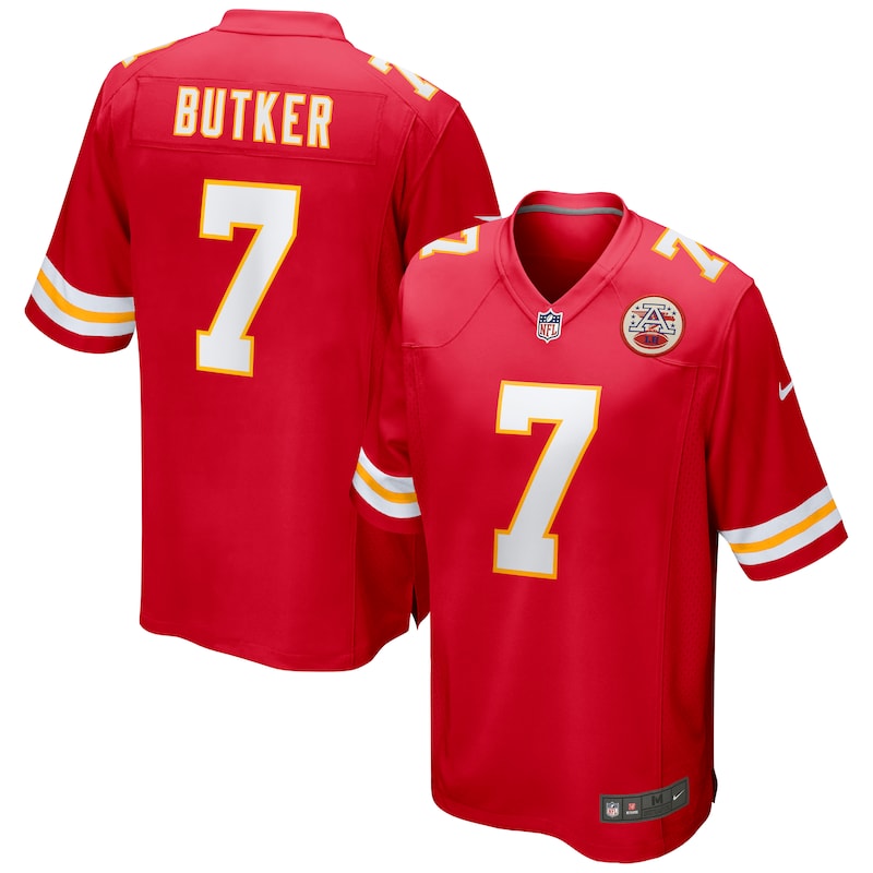 None Harrison Butker KC Chiefs Championship Game-Ready Jersey