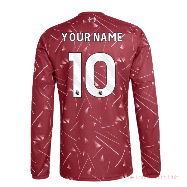 [EFKS] 2026-2027 Liverpool Long Sleeve Home Shirt Kids Your Name