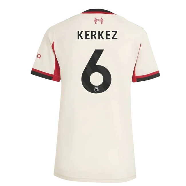 Kerkez 6 Heritage 2025-2026 Liverpool Away Retro Jersey (Womens)