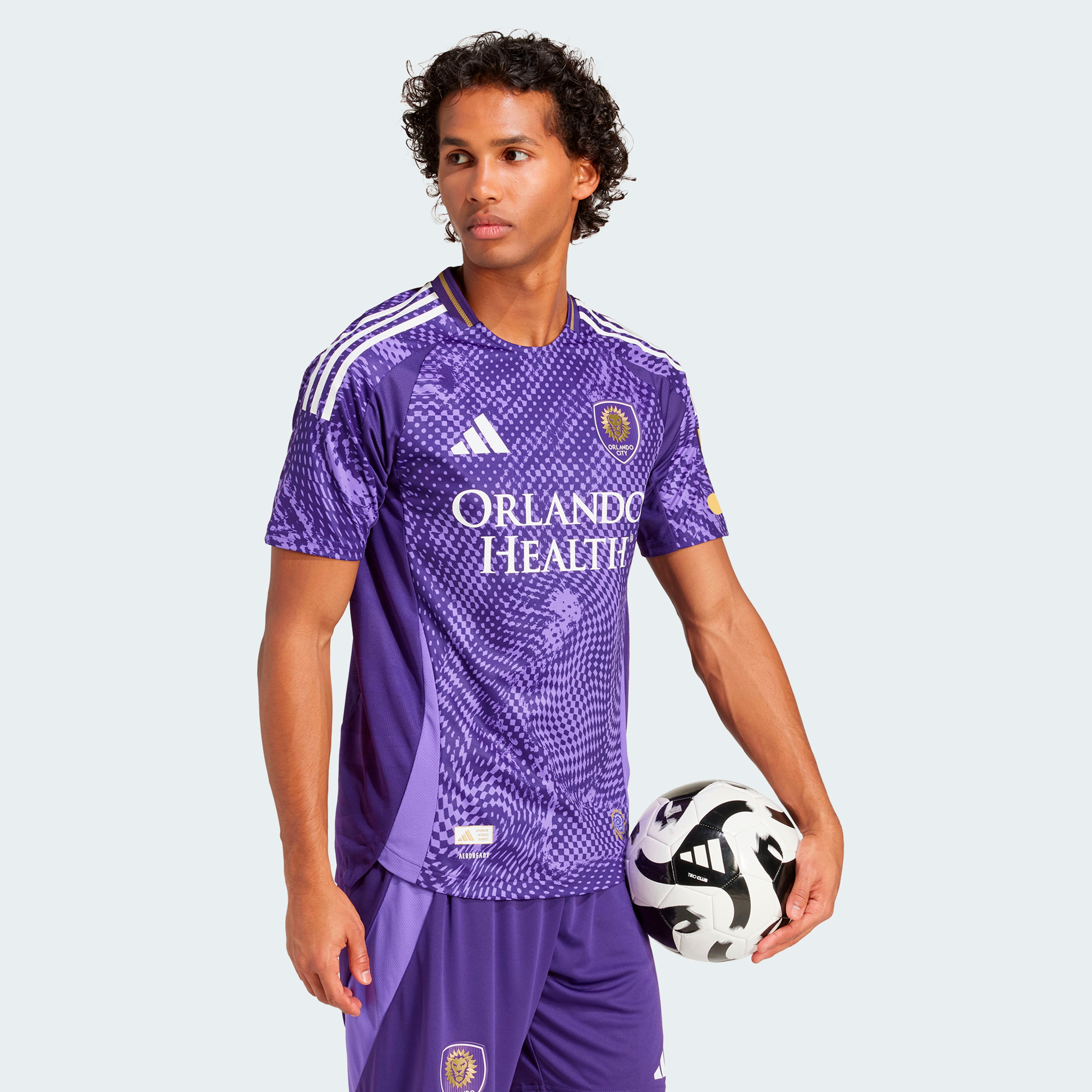 [ESK] Orlando City SC 2025 Perfect Storm On-Field Authentic Patch Jersey - Purple