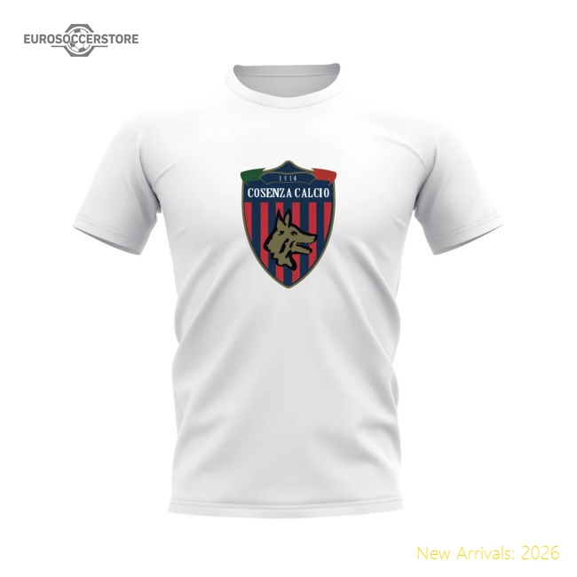 Exceptional Cosenza Badge T-shirt (white) - Affordable - Official Design