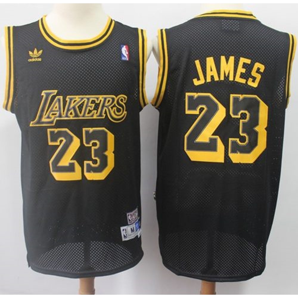 Elite Los Angeles Lakers LeBron James23 Jersey - Black - Fan Favorite
