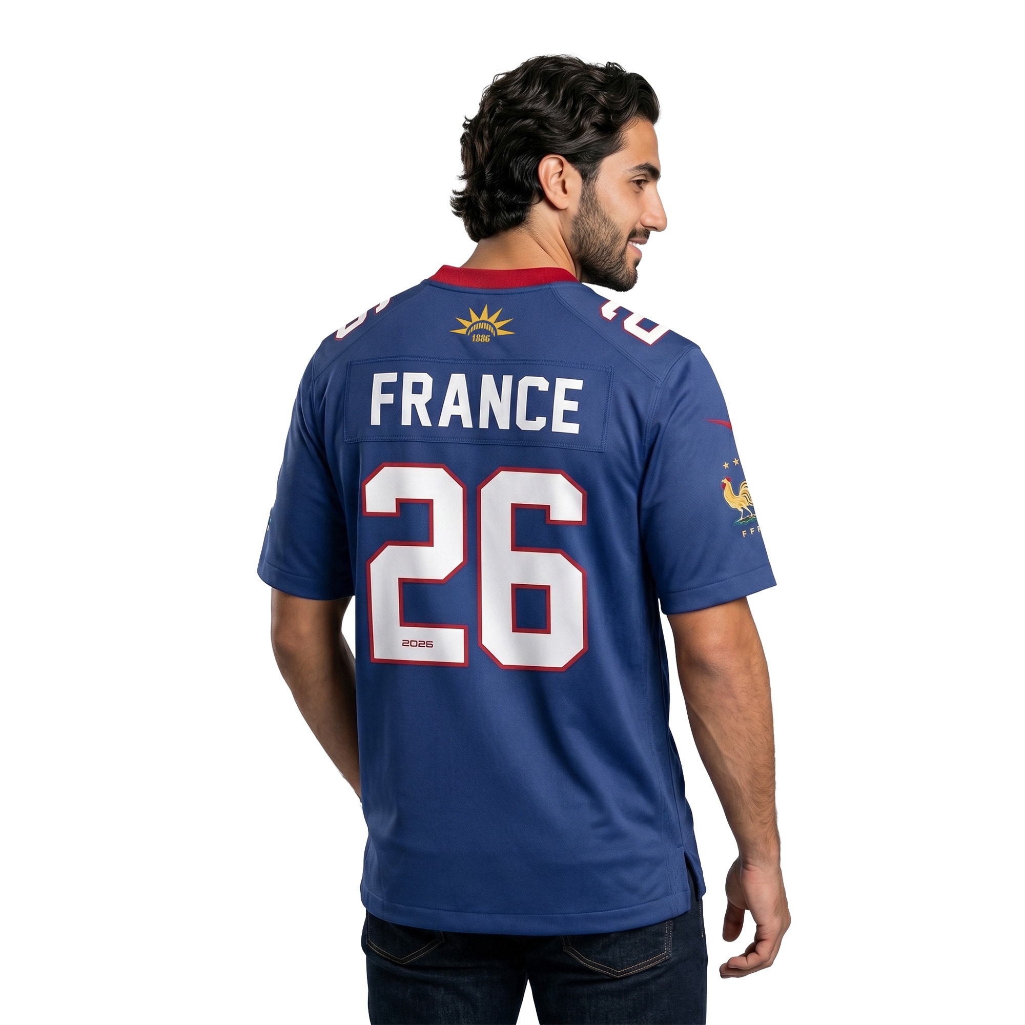 [SJH] France National Team x NFL Game Jersey - Blue