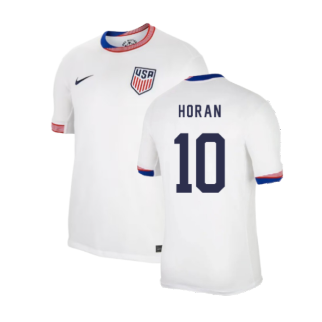 2024-2025 United States Home Dri-fit Adv Shirt (horan 10)