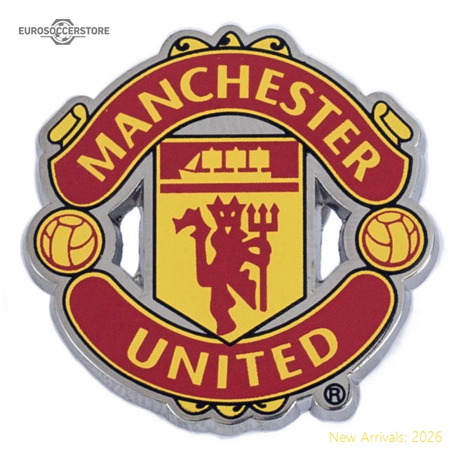 Elite Manchester United Fc 6pc Badge Set - Premium Quality