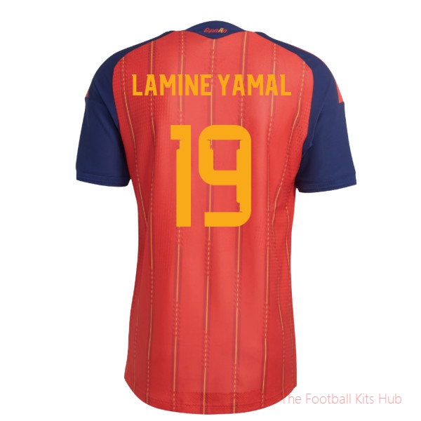 2026-2027 Spain Authentic Home Shirt (Lamine Yamal 19)
