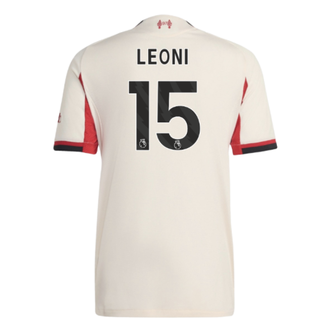 Ultra Comfort Liverpool Liverpool Authentic Away Shirt Leoni #15 N...
