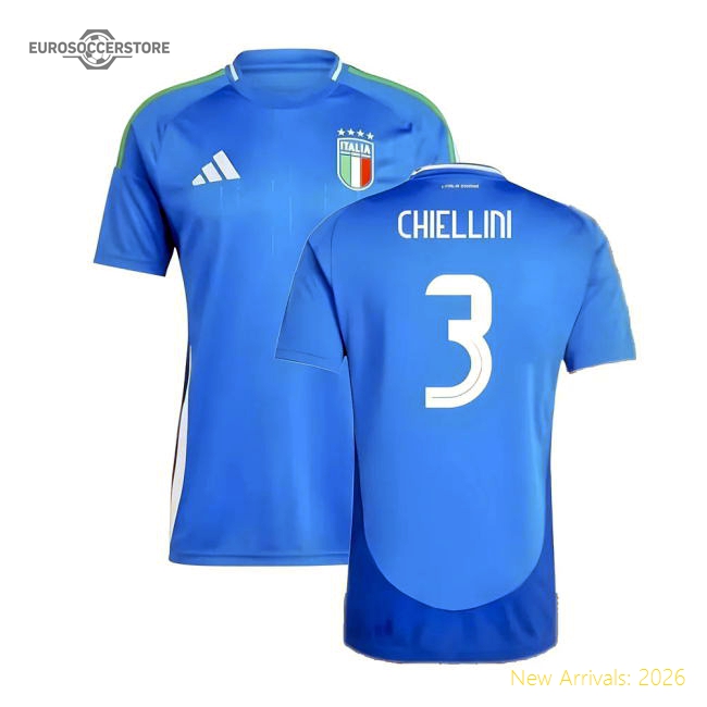 2024-2025 National Team Jersey Chiellini 3 Large 42-44Chest