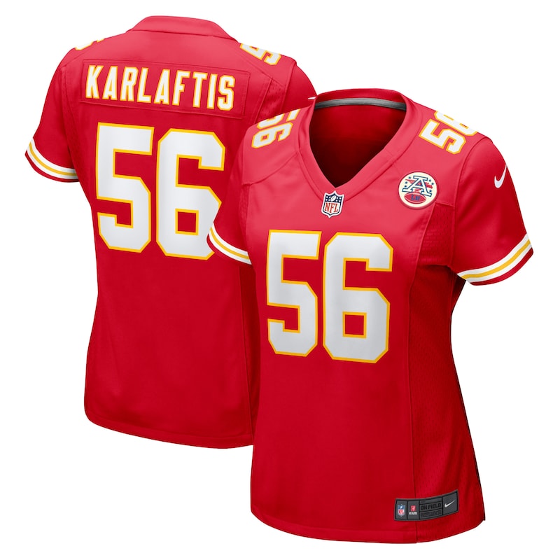 None George Karlaftis KC Chiefs Classic Genuine Jersey Game Day Wear
