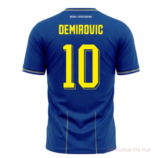 Bosnia And Herzegovina 2026-2027 Home Shirt (Demirovic 10)