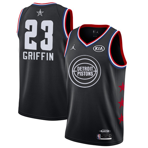 Nike Clippers Black Detroit Pistons #23 Jersey - Basketball Jersey