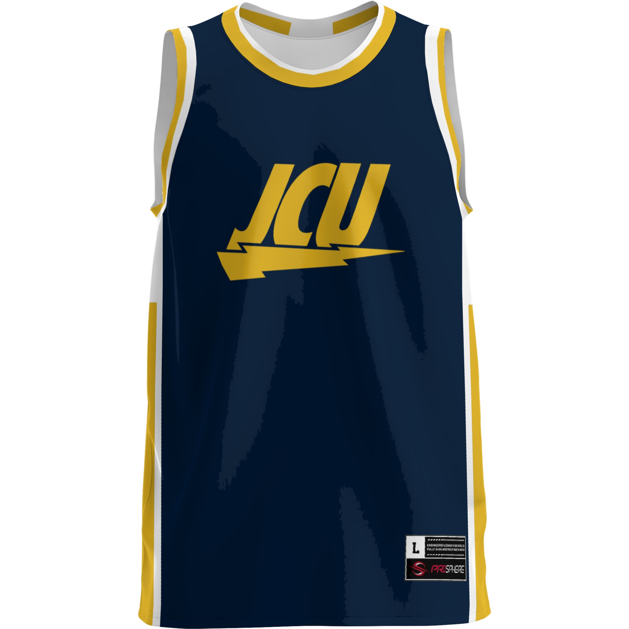[DDG] John Carroll University Blue Streaks GameDay Greats Lightweight Basketball Jersey - Navy