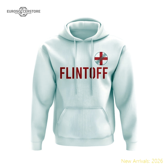 Andrew Flintoff England Name Hoody (White)