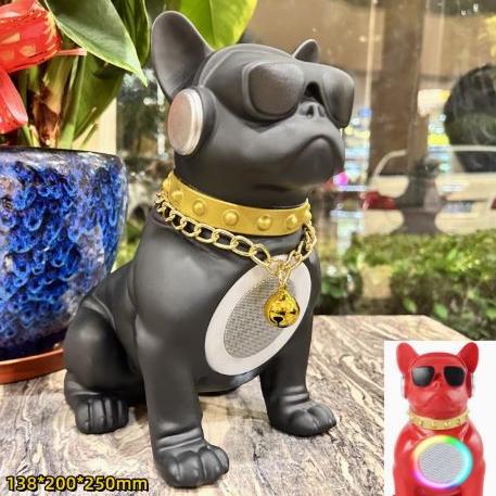 French Bulldog Bowwoo : Trendy Frenchie Bluetooth Speaker Enhanced