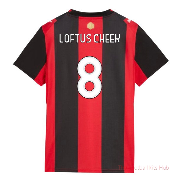 AC Milan 2026-2027 Home Shirt Women's Cheek #8 Team Kit