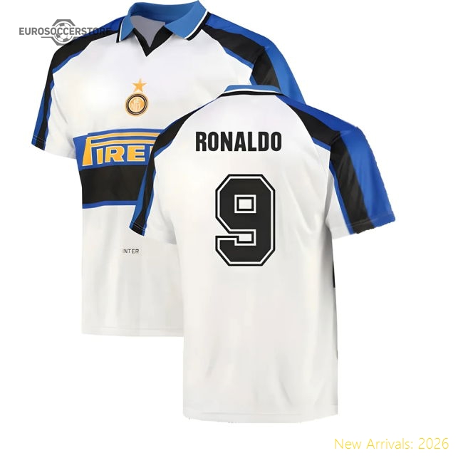 1996 Inter Milan Away Shirt (ronaldo 9) - Match Quality