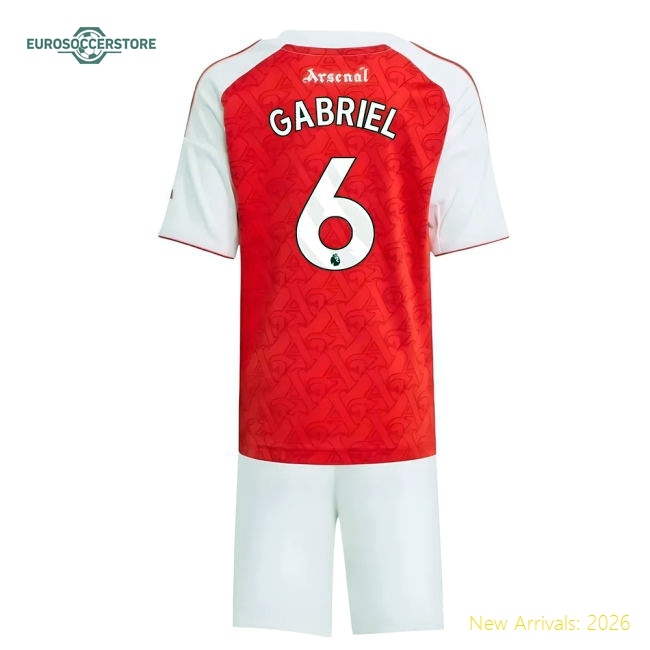 2025-2026 Arsenal Mini Premium Jersey Gabriel Aeroready