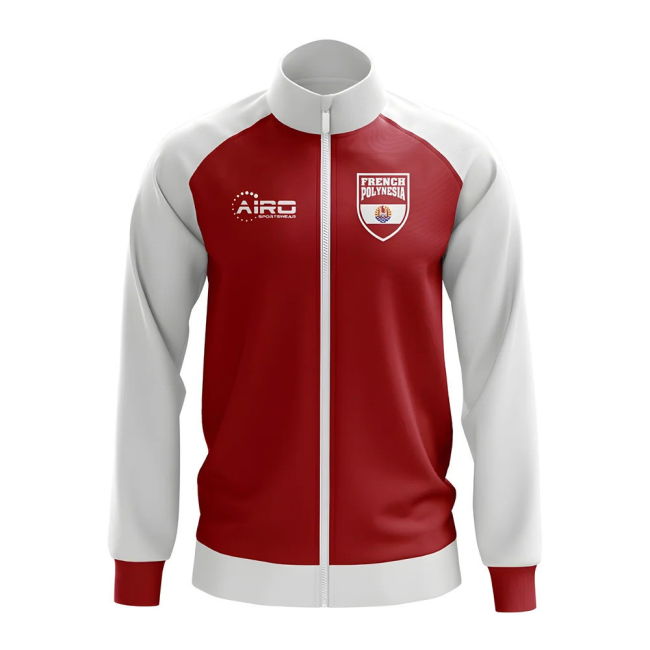 Kit French Polynesia Concept Football Track Jacket (Red)