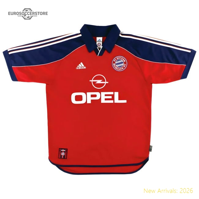 Popular Bayern Munich 1999-01 Home Shirt (M) Jeremies #16 (Excellent)