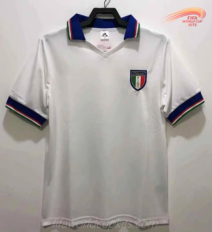 Italy 1982 World Cup Away Football Kit