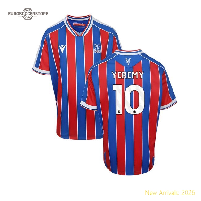 2025-2026 Crystal Palace Home Shirt (Kids) (Yeremy 10)