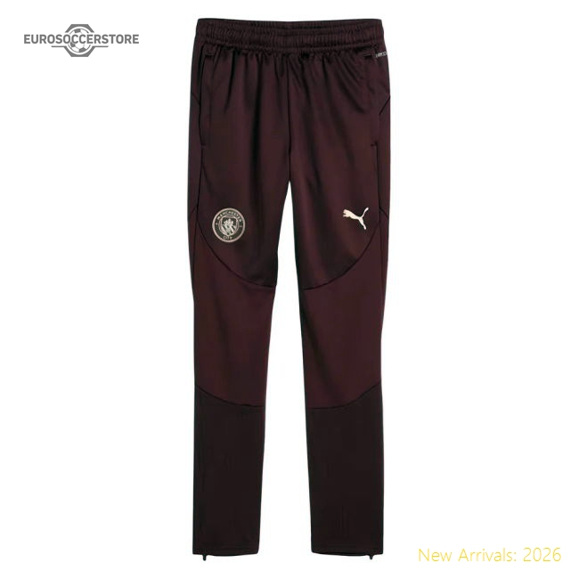 Official 2024-2025 Man City Training Pants (dark Jasper) - Kids