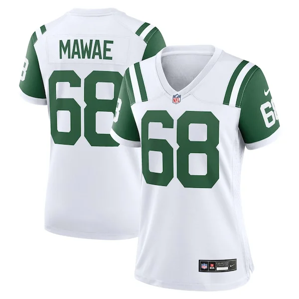 None Kevin Mawae Game Jersey - White | NFL Player Jersey | NFL Footbal