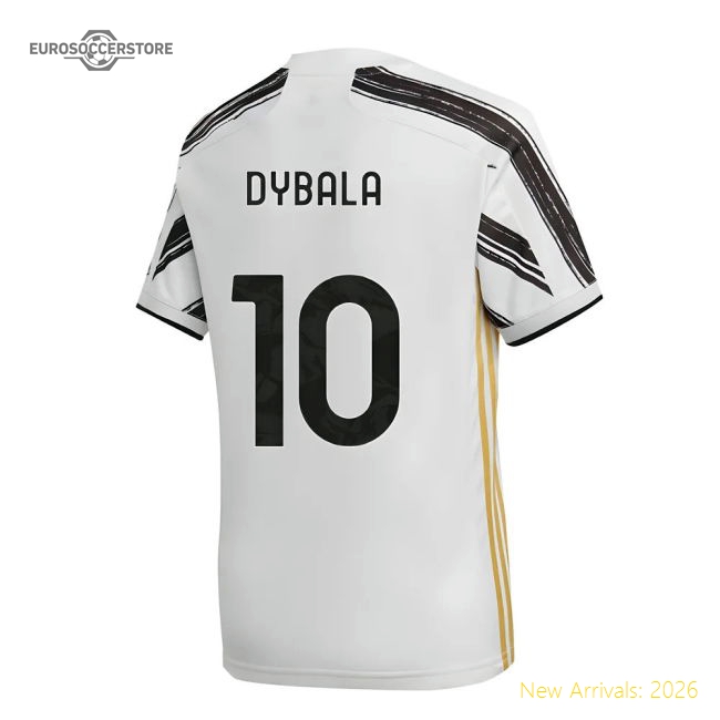 2020-2021 Black And Whites Adidas Home Football Shirt (dybala 10)