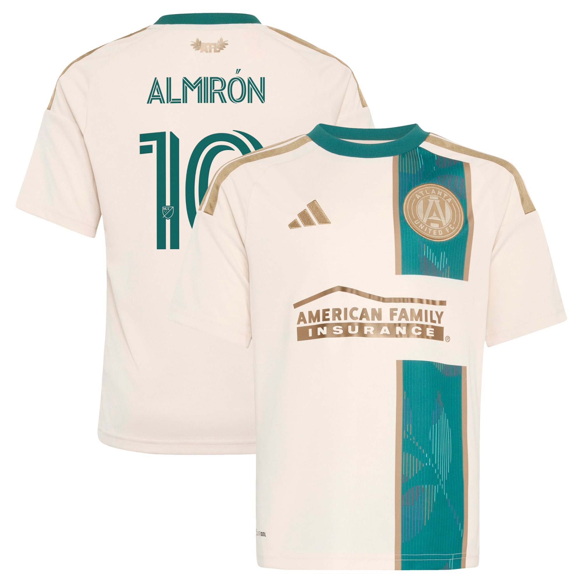 [SJH] Miguel Almiron Atlanta United FC Youth 2026 Spirit of '96 Replica Jersey - Tan