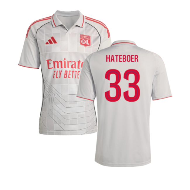 2025-2026 Olympique Lyon Third Shirt (hateboer 33) - Official Design