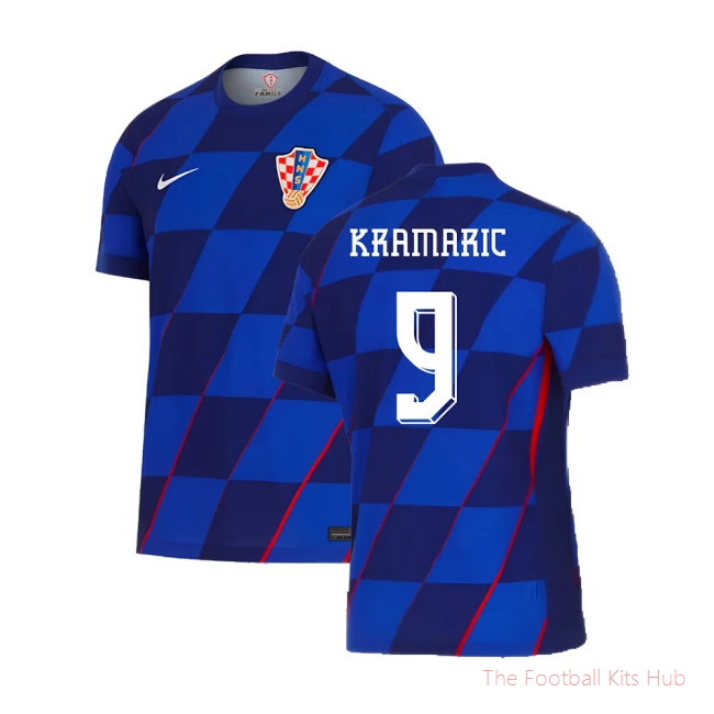2024-2025 Croatia Away Shirt (Kramaric 9)