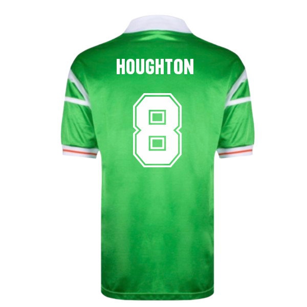 [JED] 1988 Ireland Home European Championship Shirt (Houghton 8)
