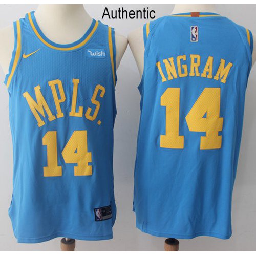 Los Angeles Lakers Brandon #14 Elite Collection Jersey Athletic Fit