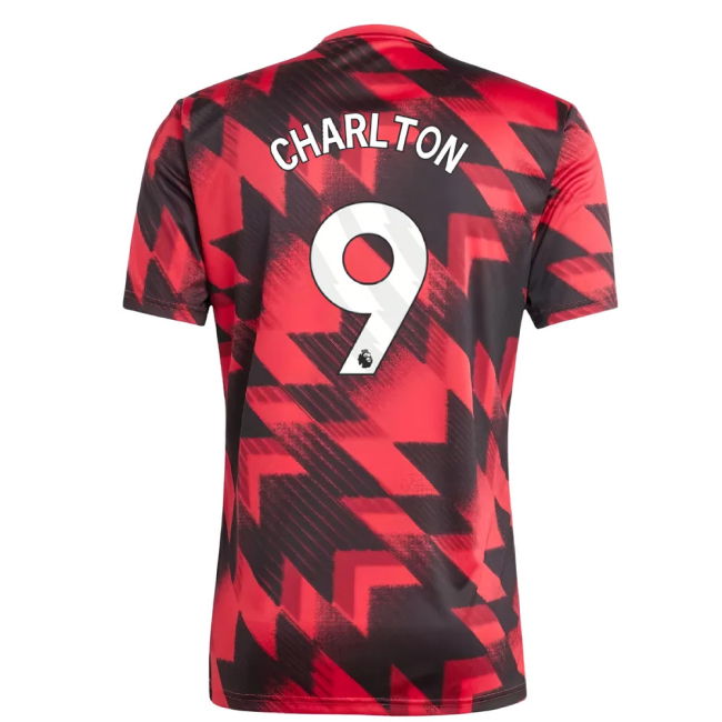 2025-2026 Man Utd Pre-Match Top (Red) (Charlton 9)