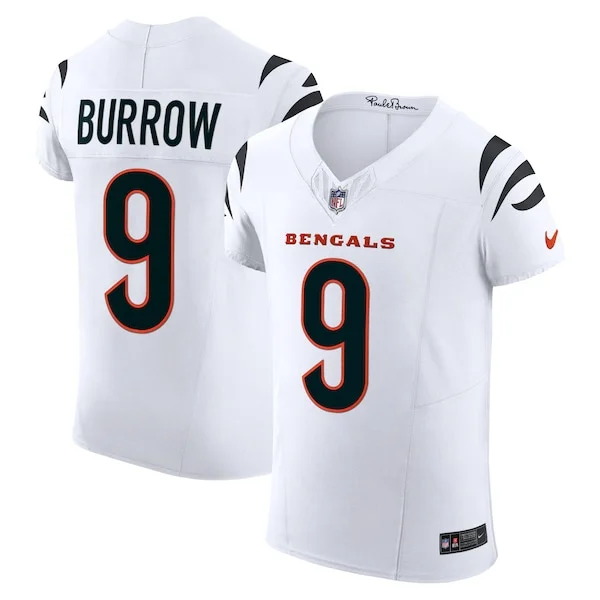 None Joe Burrow Elite Jersey - White | NFL Player Jersey | NFL Footbal
