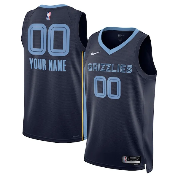 Memphis Grizzlies MEM Swingman Jersey - classic high-quality - Navy