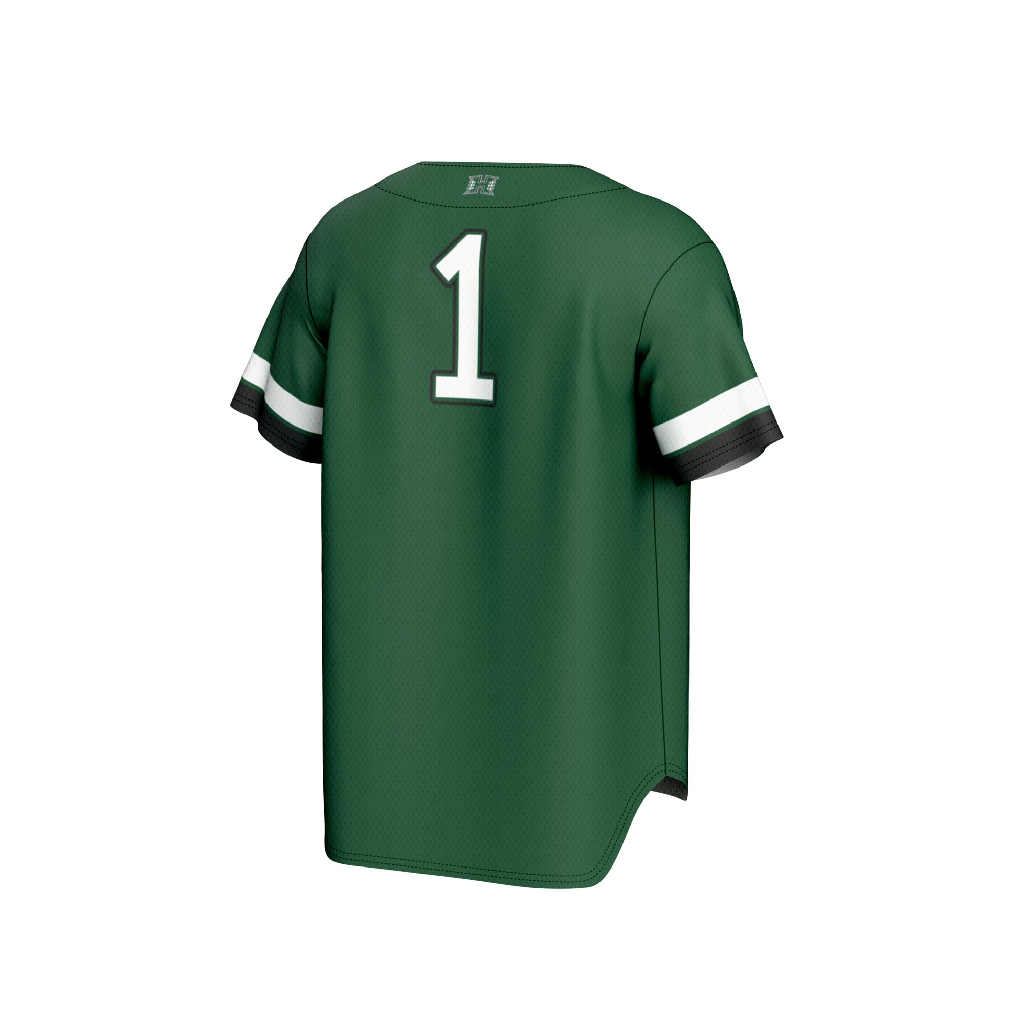 #1 Hawaii Rainbow Warriors GameDay Greats Youth Lightweight Collegiate Baseball Fashion Jersey - Green