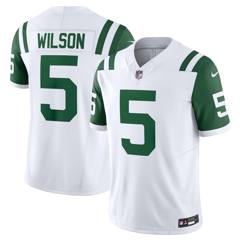 None Garrett Wilson NY Jets Sleek Game-Ready Jersey Game Day Wear