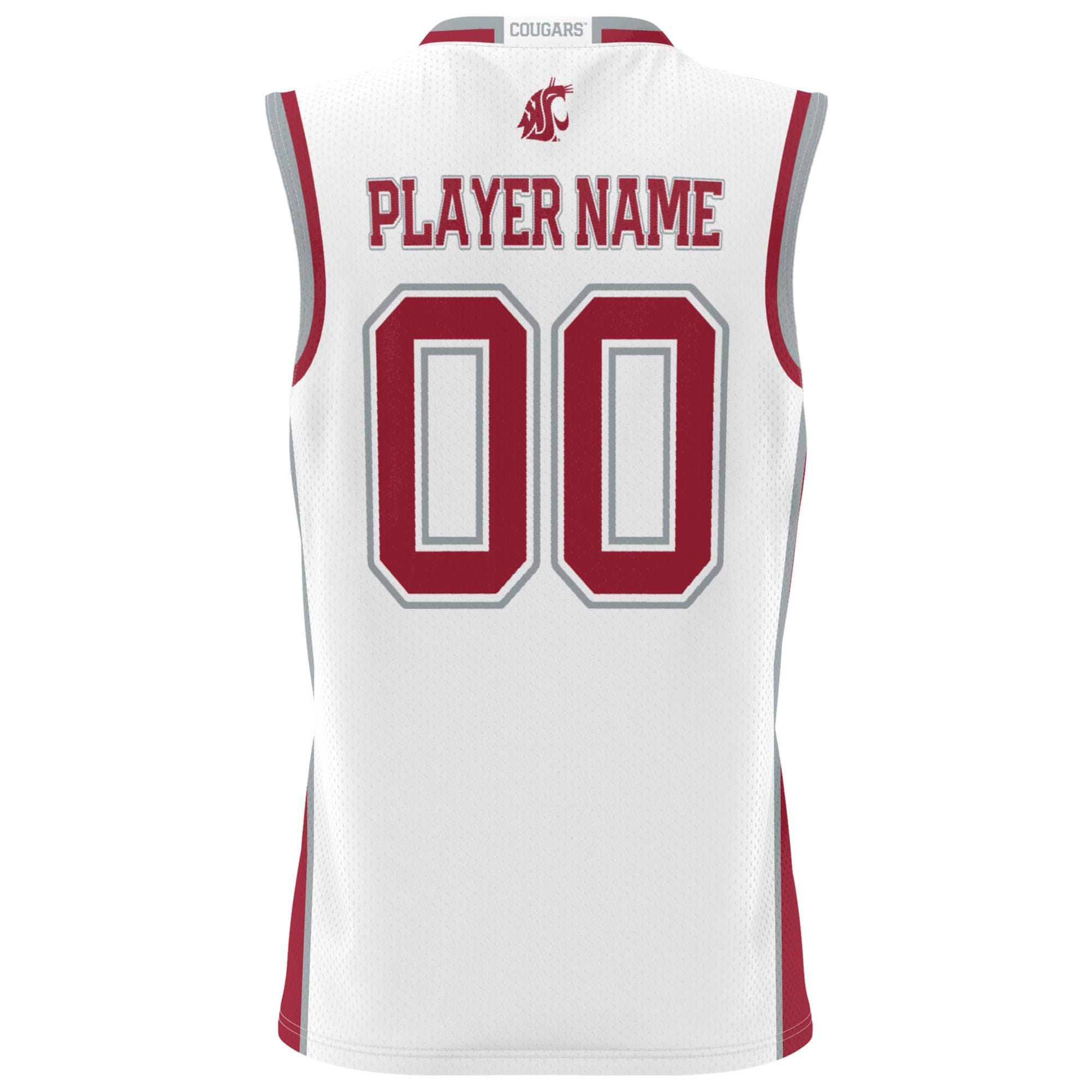 [NJP] Washington State Cougars GameDay Greats Youth NIL Pick-A-Player Men's Basketball Jersey - White