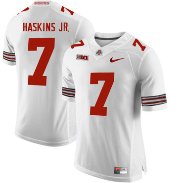 Men's OSU Ohio White 2024 away jersey Dwayne Haskins #7 performance