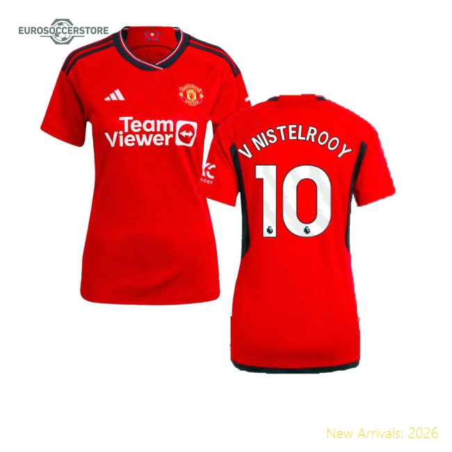 Elegant Man Utd Ladies Jersey V Nistelrooy 2023-2024 Advanced Textile