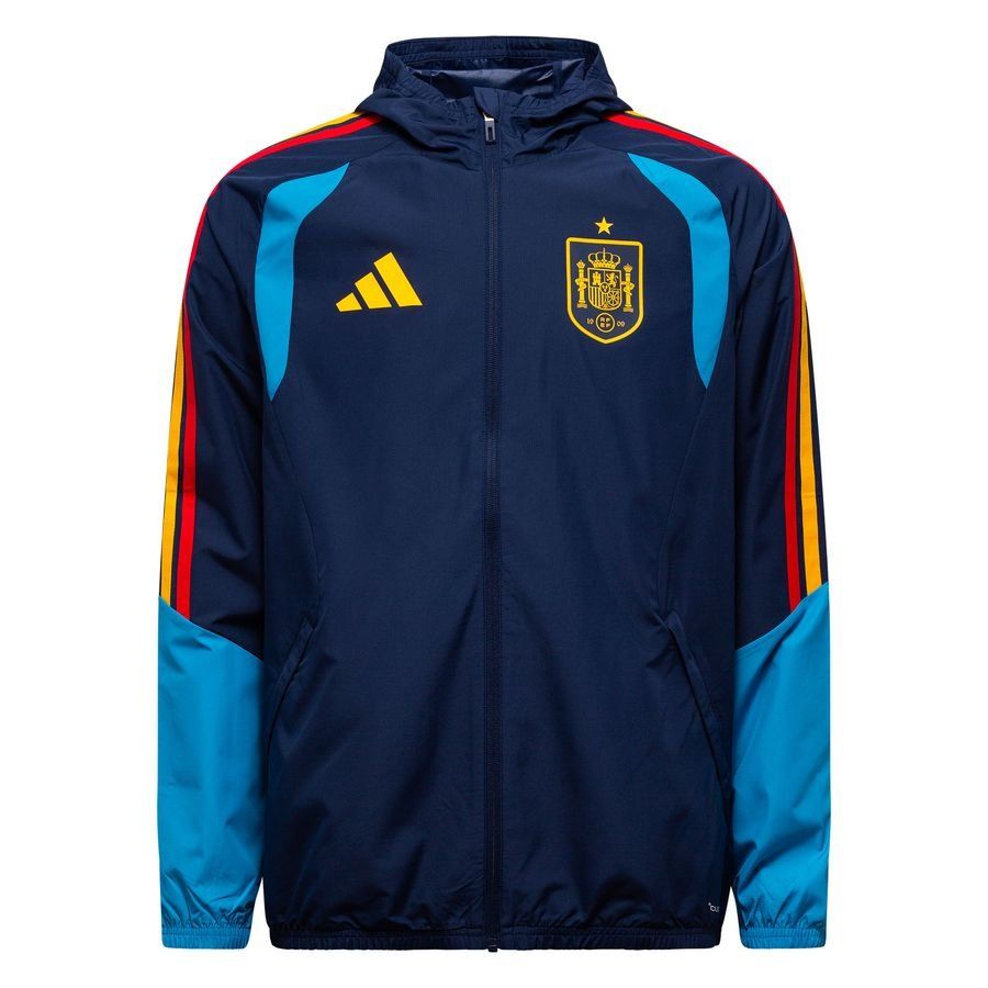 Spain Travel Jacket Tiro 26 All Weather World Cup 2026 Night Indigo