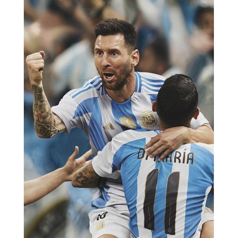 Argentina Home Shirt 2024/25 For Algeria Football Fans